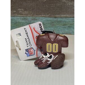 Washington Redskins NFL FOCO Christmas Ornament Equipment Team Jersey Football